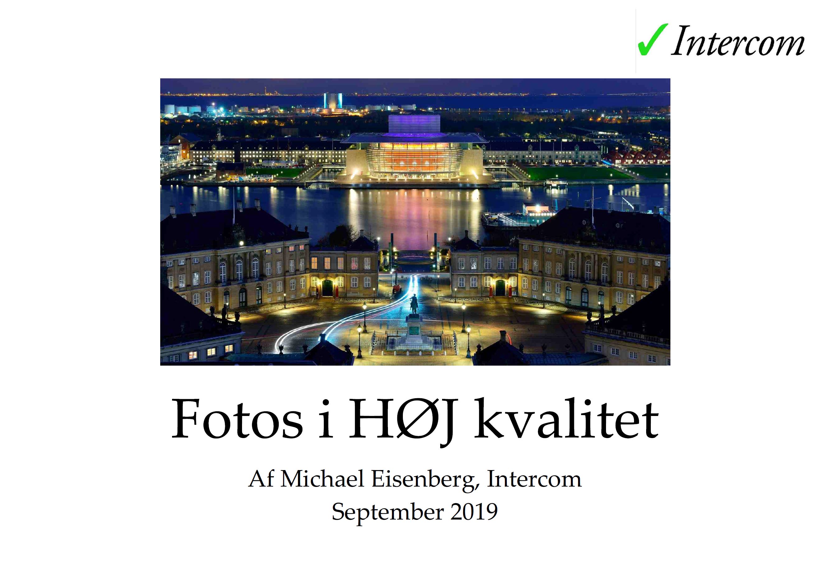 Fotos i HØJ kvalitet